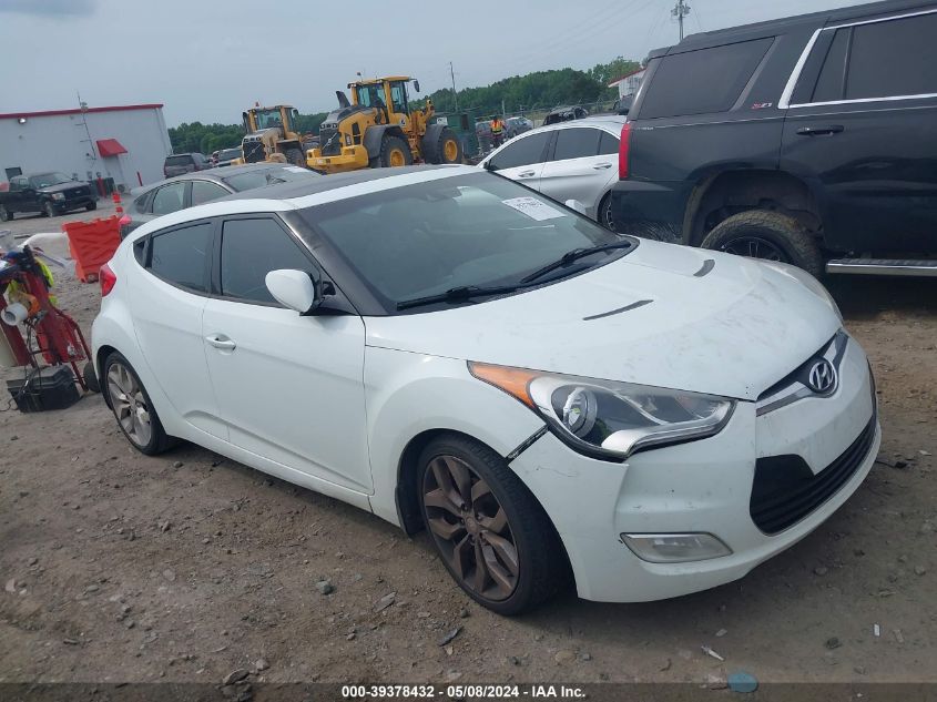 2012 Hyundai Veloster Base W/Gray VIN: KMHTC6ADXCU064810 Lot: 39378432