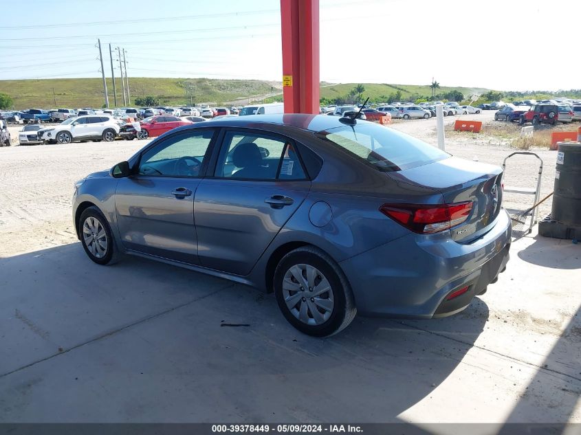 2020 Kia Rio S VIN: 3KPA24AD9LE256382 Lot: 39378449