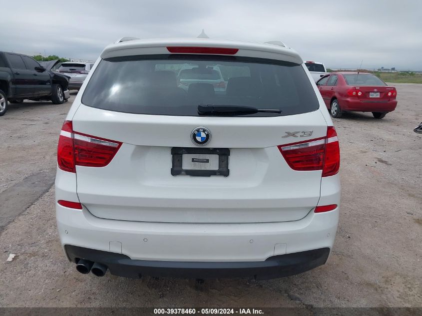 2016 BMW X3 xDrive35I VIN: 5UXWX7C52G0S15927 Lot: 39378460