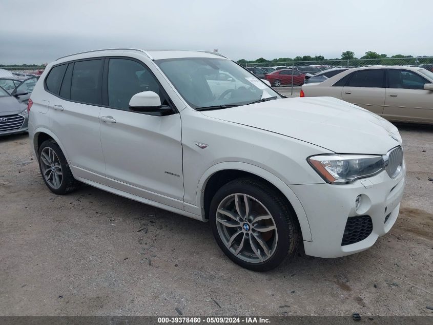 2016 BMW X3 XDRIVE35I - 5UXWX7C52G0S15927