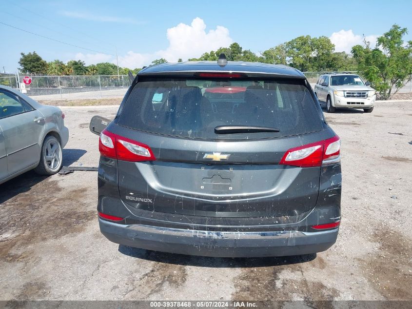 2018 Chevrolet Equinox Ls VIN: 3GNAXHEV6JS508672 Lot: 39378468