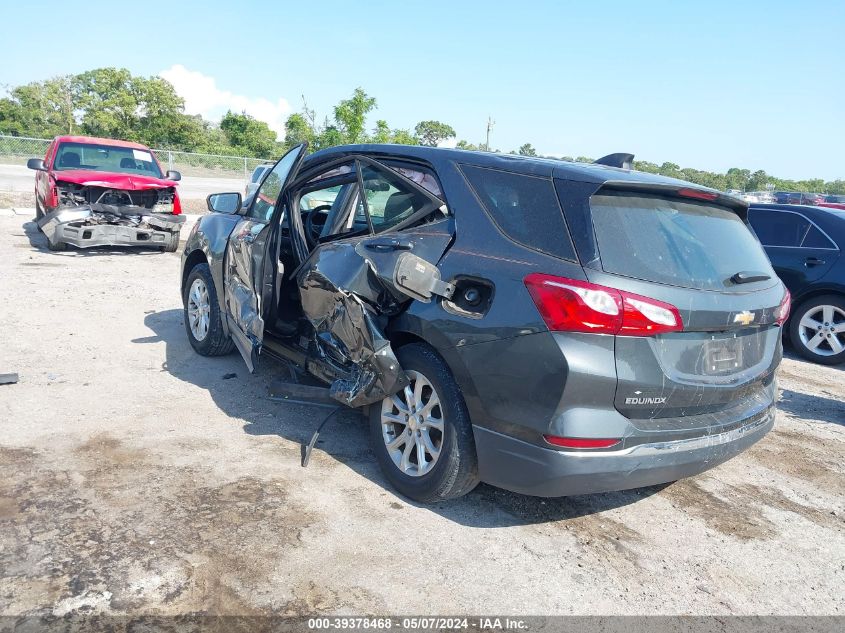 2018 Chevrolet Equinox Ls VIN: 3GNAXHEV6JS508672 Lot: 39378468