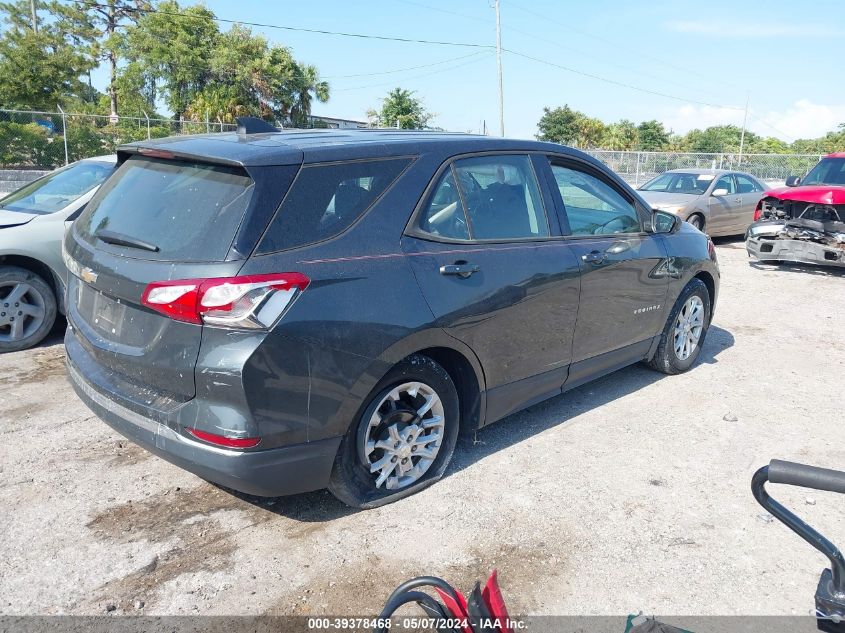 2018 Chevrolet Equinox Ls VIN: 3GNAXHEV6JS508672 Lot: 39378468