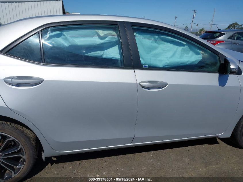 2015 Toyota Corolla S Plus VIN: 2T1BURHE4FC288511 Lot: 39378501