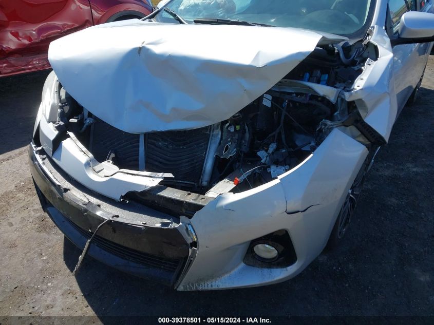 2015 Toyota Corolla S Plus VIN: 2T1BURHE4FC288511 Lot: 39378501