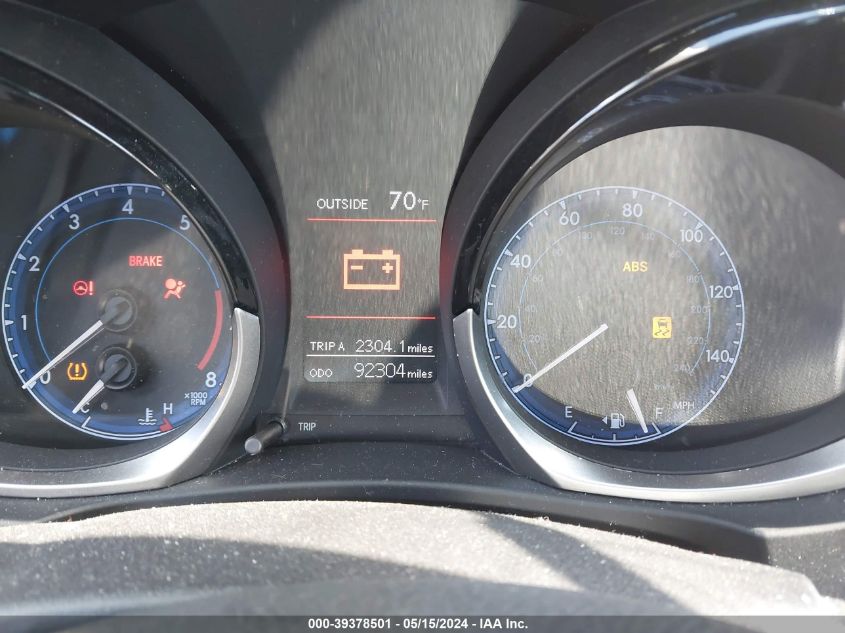 2015 Toyota Corolla S Plus VIN: 2T1BURHE4FC288511 Lot: 39378501