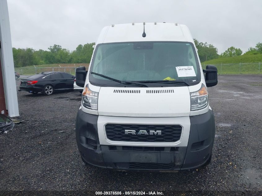 2022 Ram Promaster 2500 High Roof 159 Wb VIN: 3C6LRVDGXNE136021 Lot: 39378505