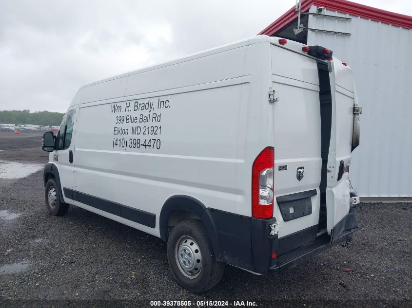 2022 Ram Promaster 2500 High Roof 159 Wb VIN: 3C6LRVDGXNE136021 Lot: 39378505