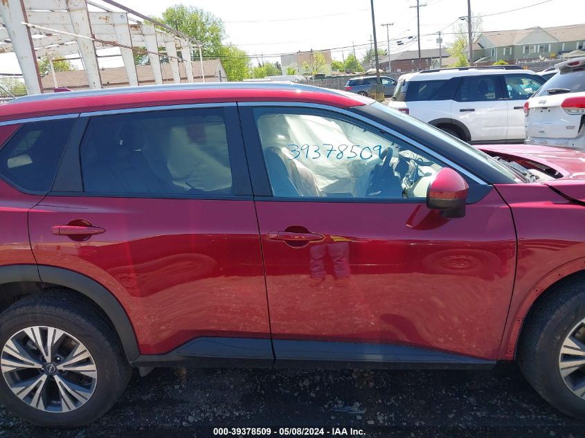 2022 Nissan Rogue Sv Intelligent Awd VIN: 5N1BT3BB4NC686173 Lot: 39378509