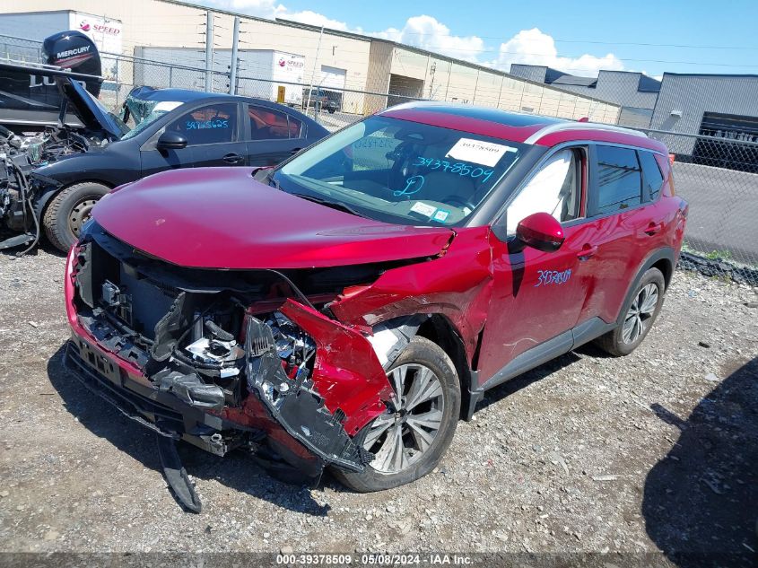 2022 Nissan Rogue Sv Intelligent Awd VIN: 5N1BT3BB4NC686173 Lot: 39378509