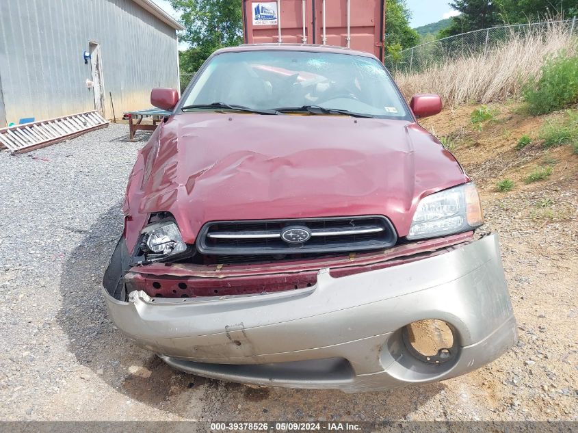 2002 Subaru Outback Limited VIN: 4S3BE686127205634 Lot: 39378526