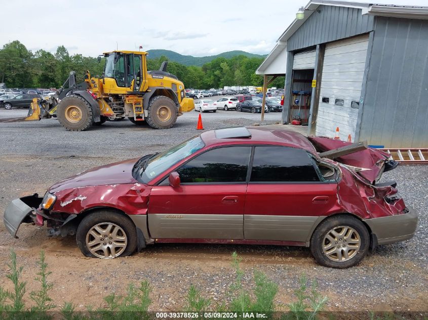 2002 Subaru Outback Limited VIN: 4S3BE686127205634 Lot: 39378526