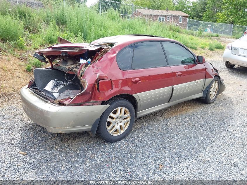 2002 Subaru Outback Limited VIN: 4S3BE686127205634 Lot: 39378526