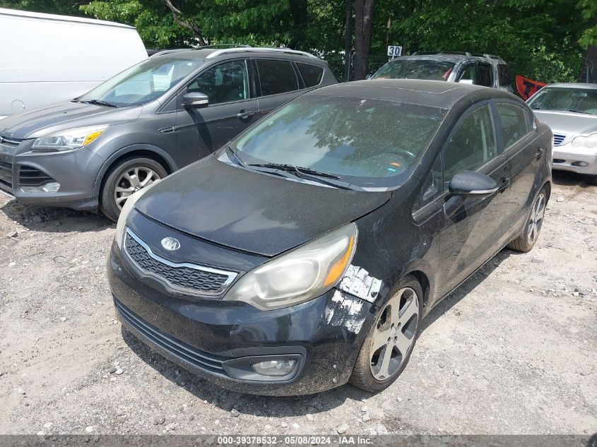 2012 Kia Rio Sx VIN: KNADN4A37C6045082 Lot: 39378532