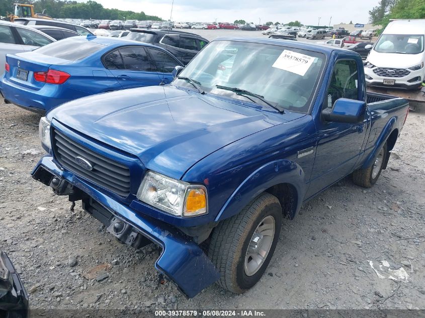 2009 Ford Ranger Sport/Xl/Xlt VIN: 1FTYR10D59PA08830 Lot: 39378579