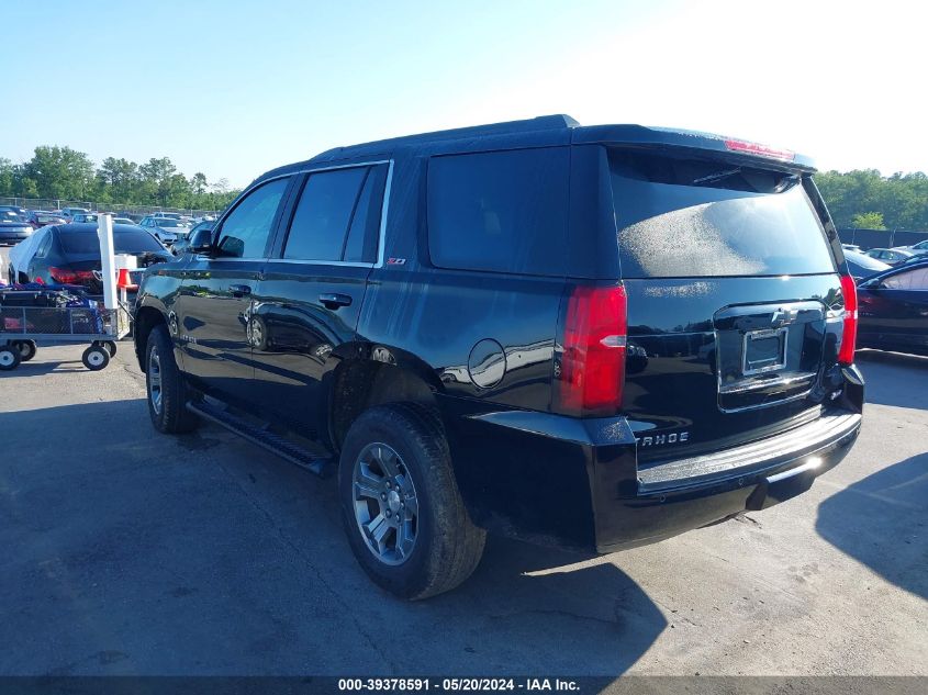 2019 Chevrolet Tahoe Lt VIN: 1GNSKBKC2KR315135 Lot: 39378591