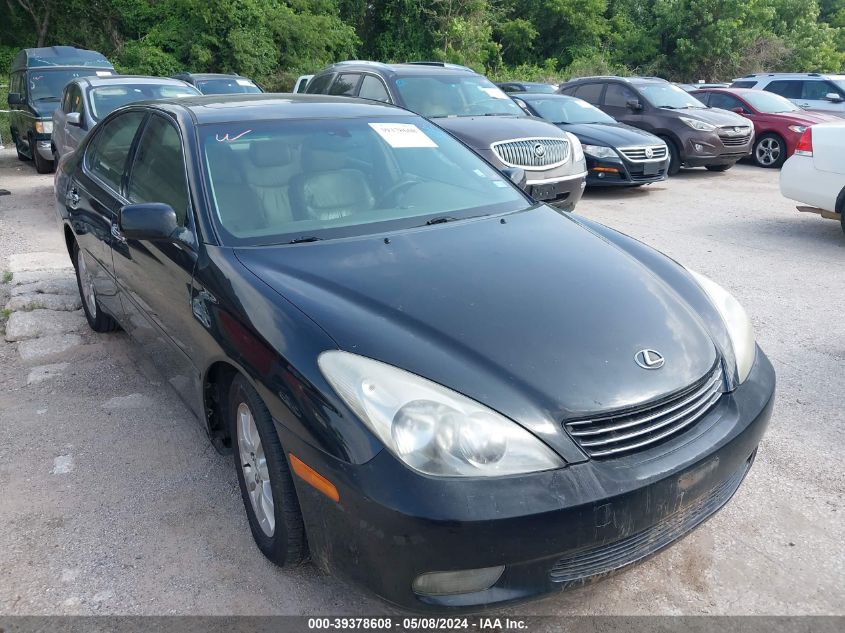 2004 Lexus Es 330 VIN: JTHBA30G245038616 Lot: 39378608