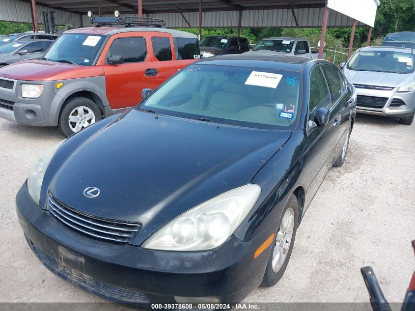 2004 Lexus Es 330 VIN: JTHBA30G245038616 Lot: 39378608