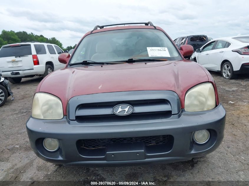 2005 Hyundai Santa Fe Gls VIN: KM8SC13D15U002338 Lot: 39378620