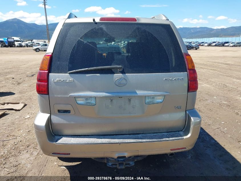 2004 Lexus Gx 470 VIN: JTJBT20X640048159 Lot: 39378676