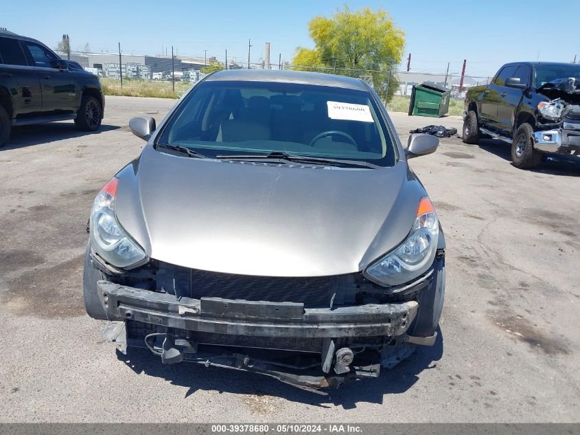 2013 Hyundai Elantra Gls VIN: 5NPDH4AE9DH388527 Lot: 39378680