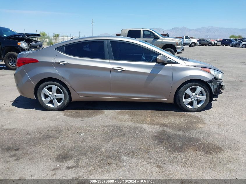 2013 Hyundai Elantra Gls VIN: 5NPDH4AE9DH388527 Lot: 39378680