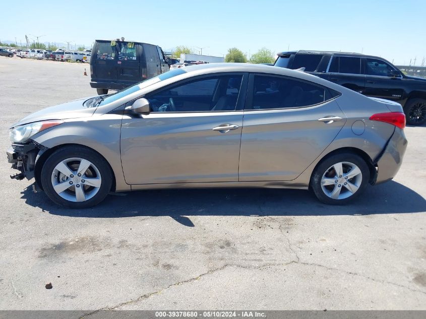 2013 Hyundai Elantra Gls VIN: 5NPDH4AE9DH388527 Lot: 39378680