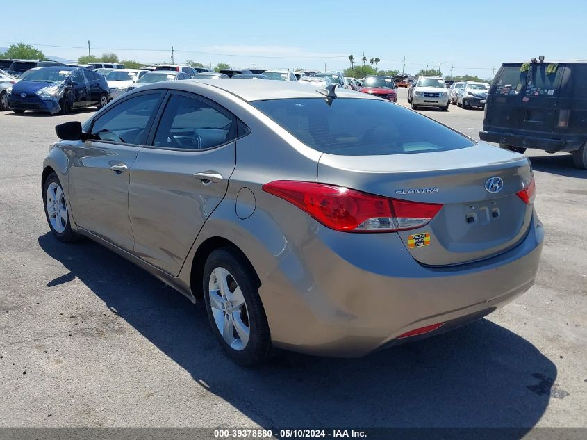 2013 Hyundai Elantra Gls VIN: 5NPDH4AE9DH388527 Lot: 39378680