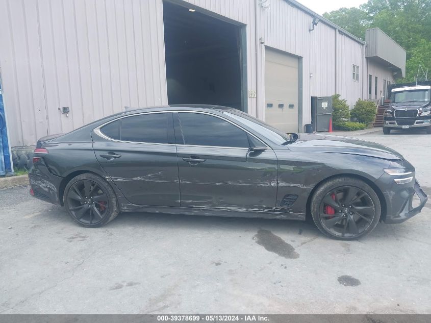 KMTG54TE8PU109051 2023 Genesis G70 3.3T Awd