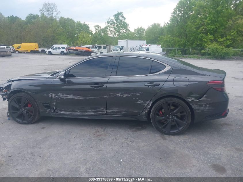 KMTG54TE8PU109051 2023 Genesis G70 3.3T Awd