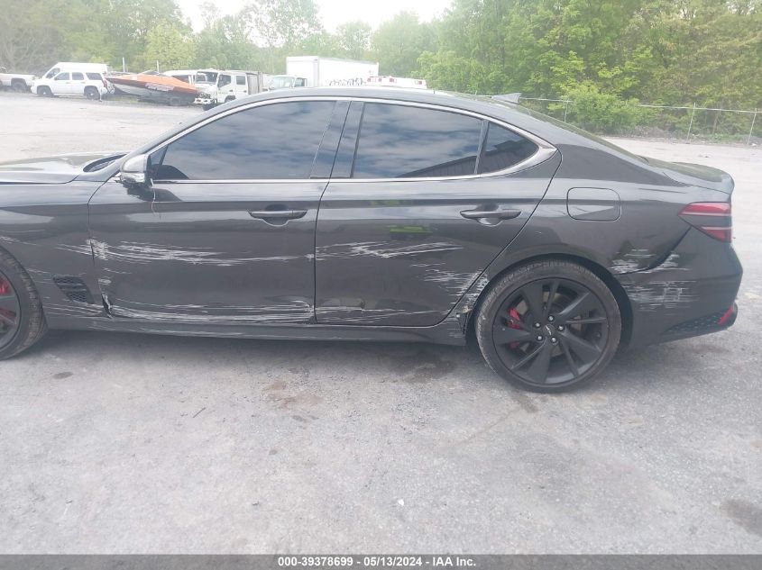 KMTG54TE8PU109051 2023 Genesis G70 3.3T Awd