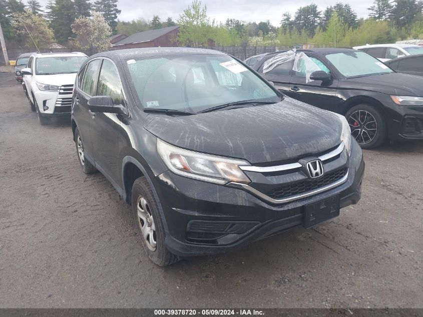 2016 Honda Cr-V Lx VIN: 5J6RM4H37GL103193 Lot: 39378720