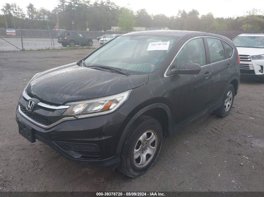 2016 Honda Cr-V Lx VIN: 5J6RM4H37GL103193 Lot: 39378720