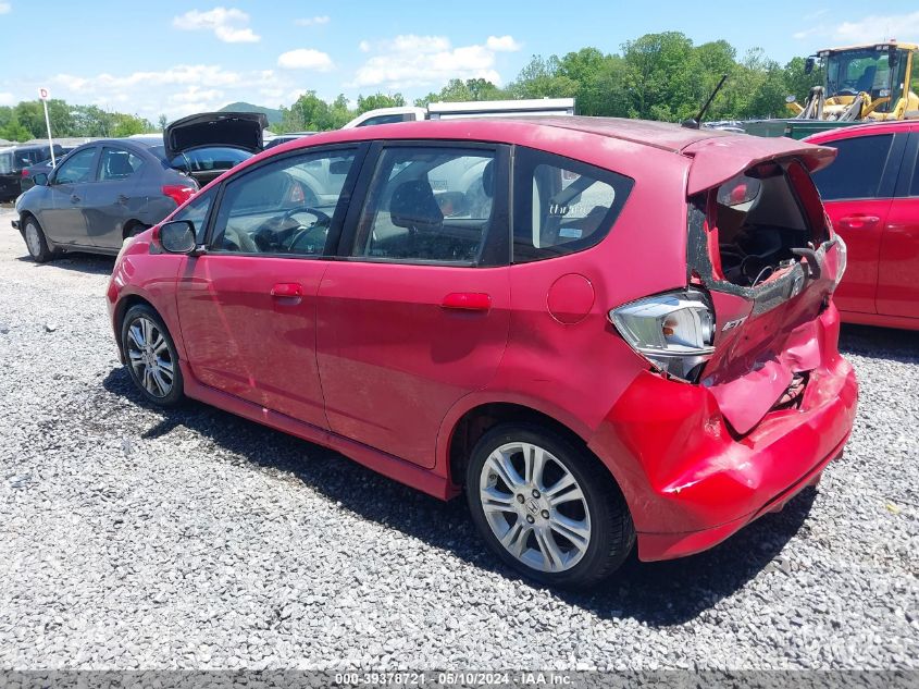 2009 Honda Fit Sport VIN: JHMGE88409S011621 Lot: 39378721