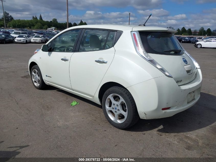 2011 Nissan Leaf Sv VIN: JN1AZ0CP1BT008566 Lot: 39378722