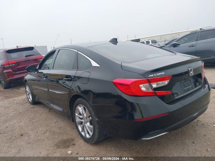 2018 Honda Accord Lx VIN: 1HGCV1F1XJA057050 Lot: 39378726