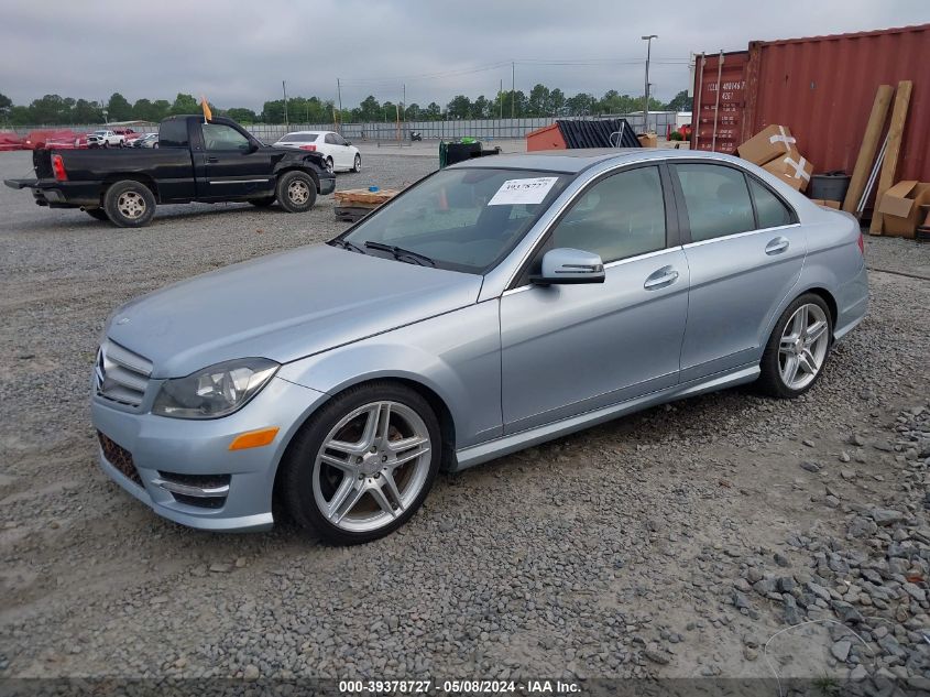 2013 Mercedes-Benz C 250 Luxury/Sport VIN: WDDGF4HB6DA783552 Lot: 39378727