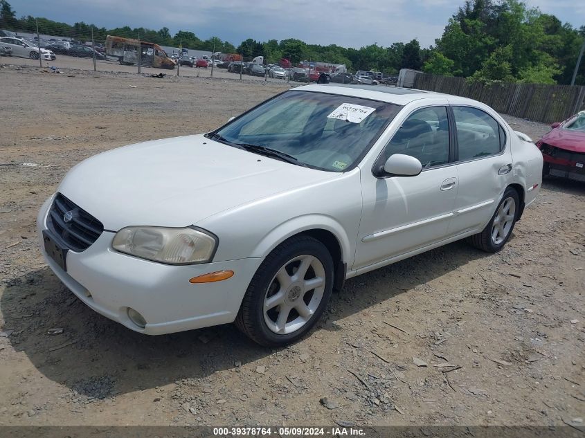 2000 Nissan Maxima Gle/Gxe/Se VIN: JN1CA31A6YT015683 Lot: 39378764