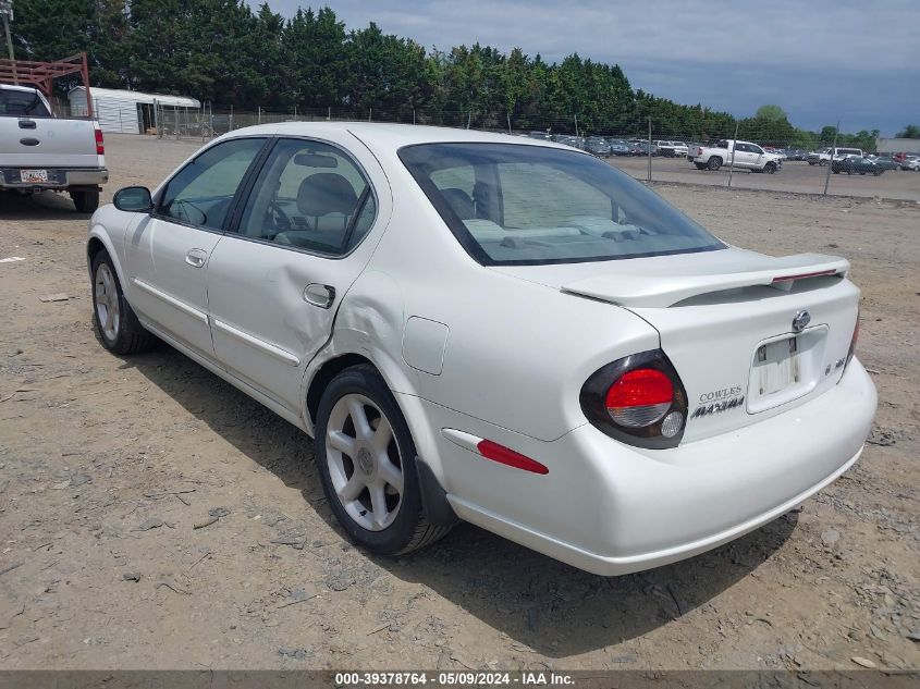 2000 Nissan Maxima Gle/Gxe/Se VIN: JN1CA31A6YT015683 Lot: 39378764