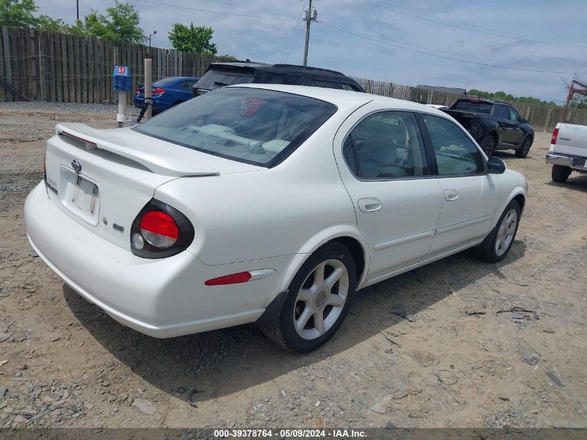 2000 Nissan Maxima Gle/Gxe/Se VIN: JN1CA31A6YT015683 Lot: 39378764