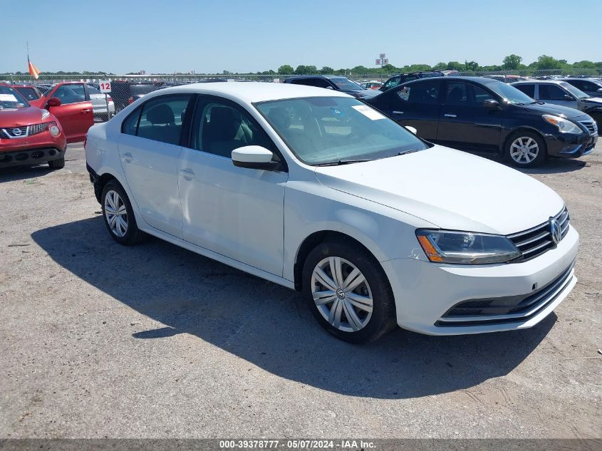 2017 Volkswagen Jetta 1.4T S VIN: 3VW2B7AJ7HM317900 Lot: 39378777