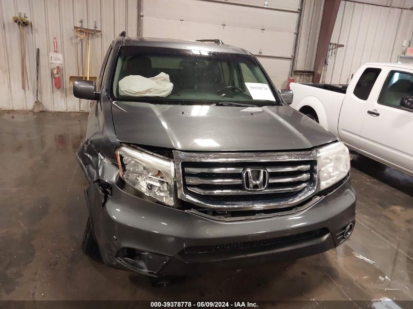 2012 Honda Pilot Touring VIN: 5FNYF4H98CB030834 Lot: 39378778