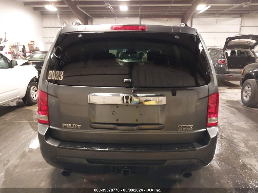 2012 Honda Pilot Touring VIN: 5FNYF4H98CB030834 Lot: 39378778