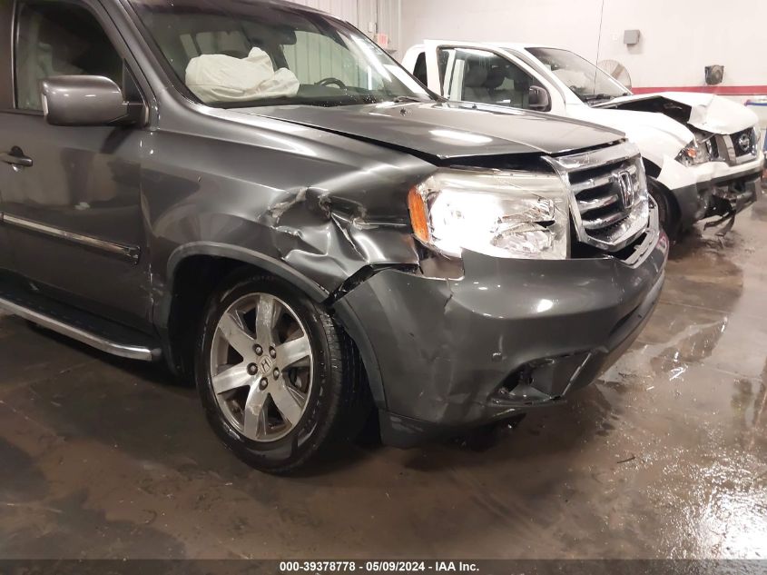 2012 Honda Pilot Touring VIN: 5FNYF4H98CB030834 Lot: 39378778