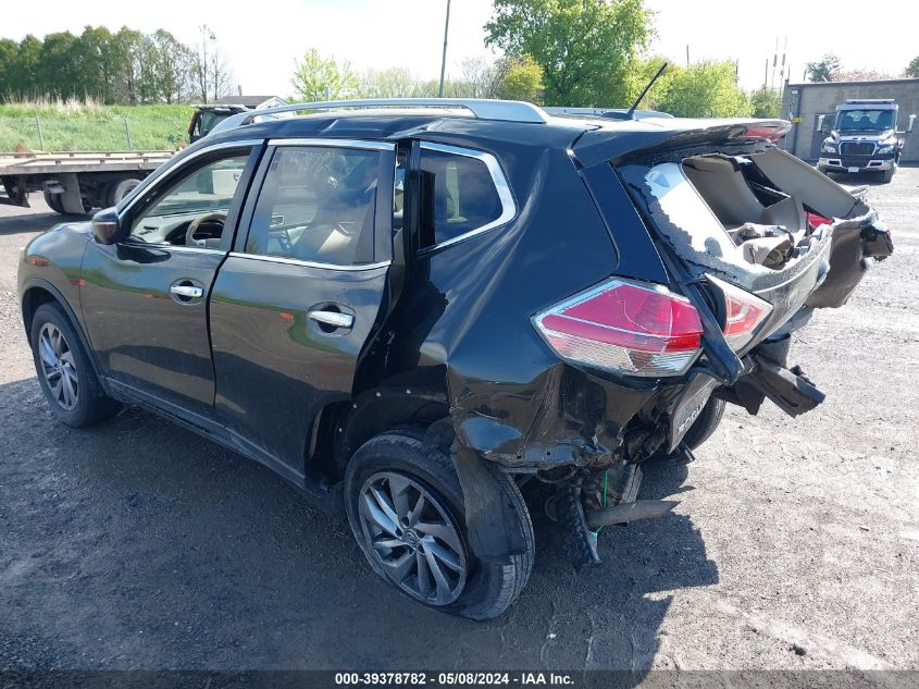 2015 Nissan Rogue Sl VIN: 5N1AT2MV6FC780974 Lot: 39378782