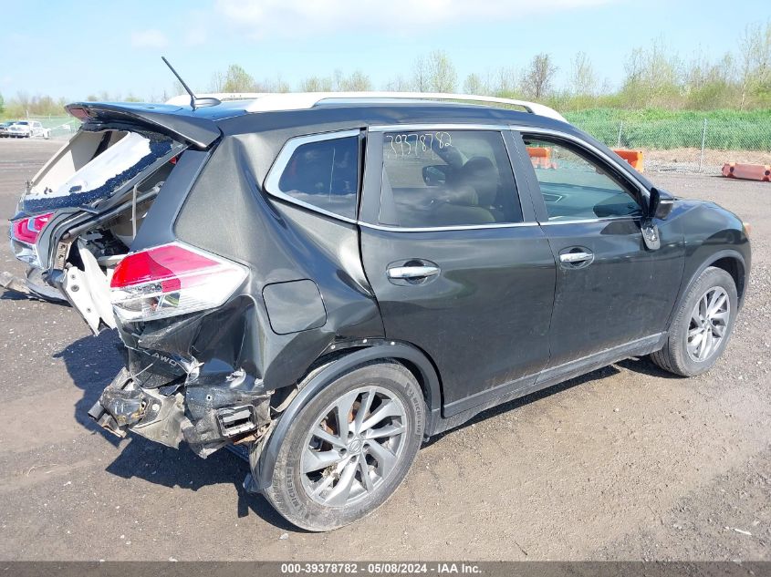 2015 Nissan Rogue Sl VIN: 5N1AT2MV6FC780974 Lot: 39378782