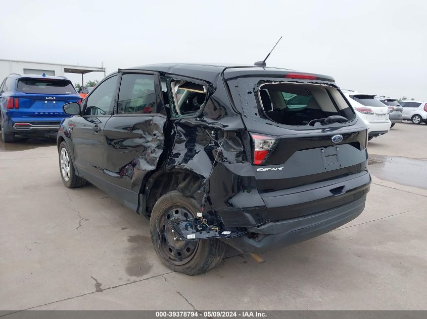 2017 Ford Escape S VIN: 1FMCU0F7XHUD10081 Lot: 39378794