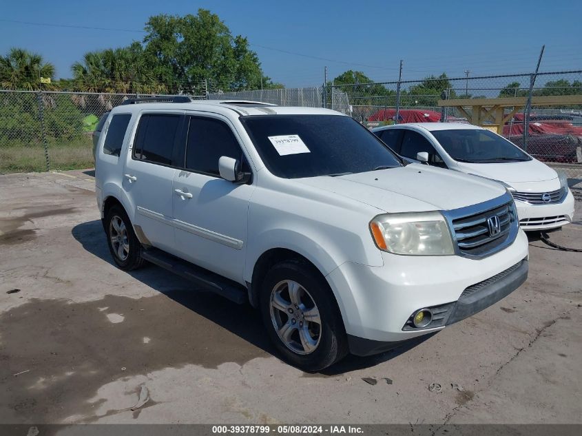 2012 Honda Pilot Ex-L VIN: 5FNYF3H56CB010136 Lot: 39378799