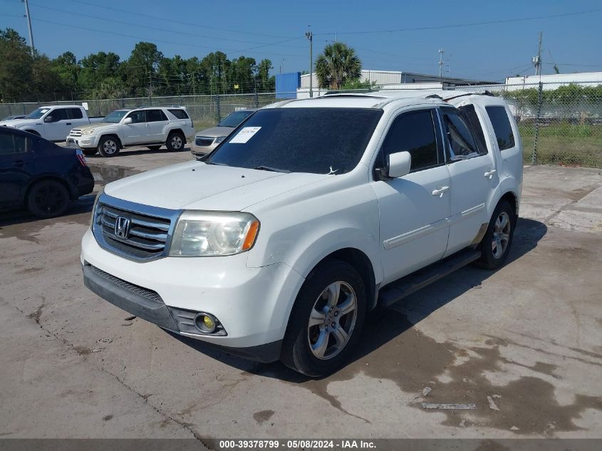 2012 Honda Pilot Ex-L VIN: 5FNYF3H56CB010136 Lot: 39378799