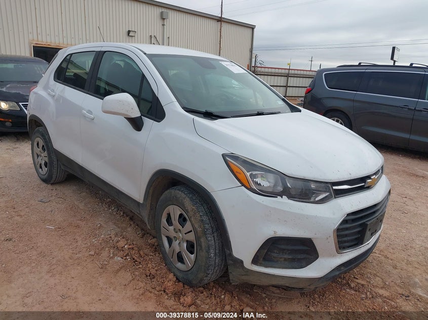 VIN KL7CJKSB8JB583263 2018 CHEVROLET TRAX LS